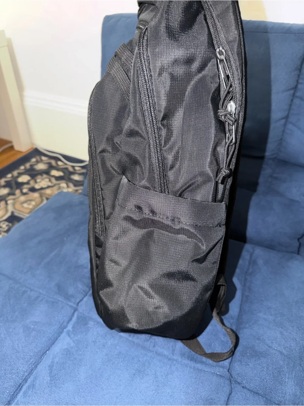 New Adidas Defender 5 All Black Backpack #JJ7424
